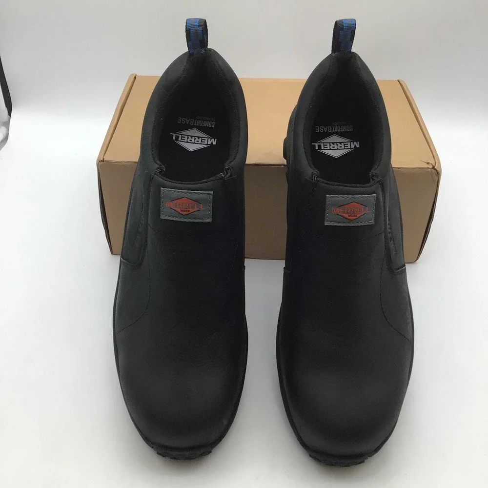 Merrell Work Jungle Moc Mens Size 14 Black Comp Toe Work Shoes J099317 NEW